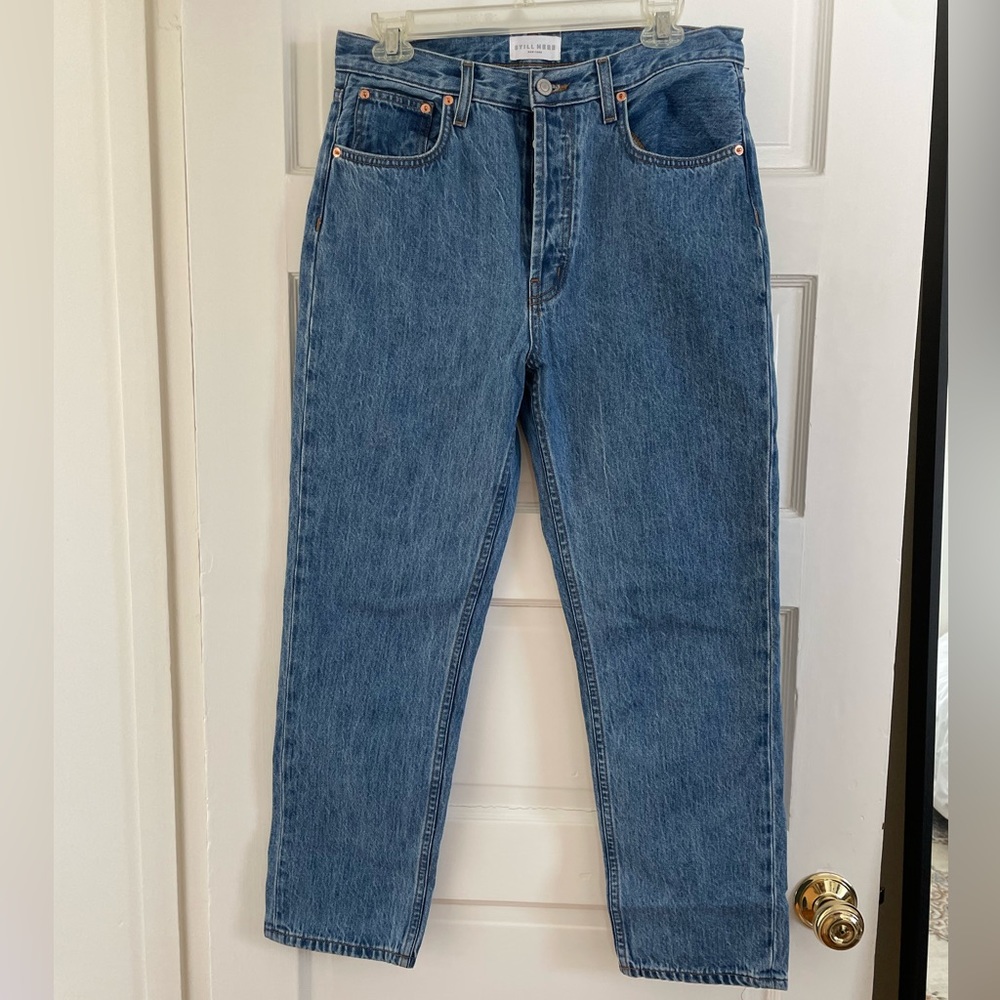 Classic Blue Straight Leg Jeans